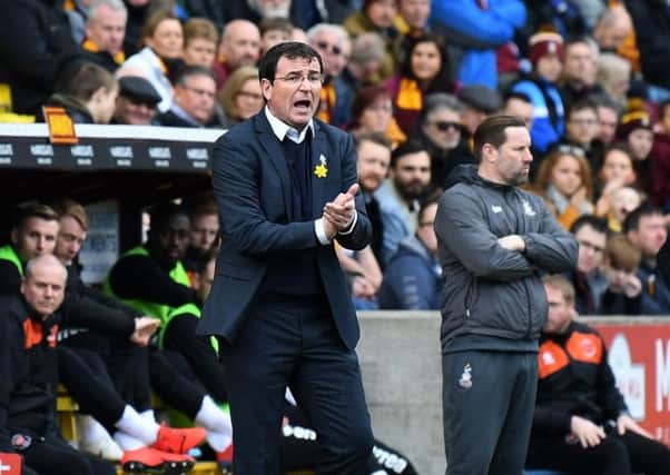 Bradford manager Gary Bowyer: In talks over new deal.