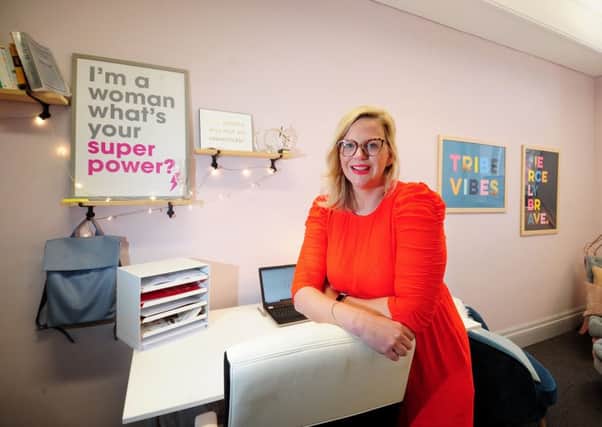Catherine Asta Labbett, founder of Girl Tribe Gang, pictured at Wizu Workspace in Leeds. Picture by Simon Hulme