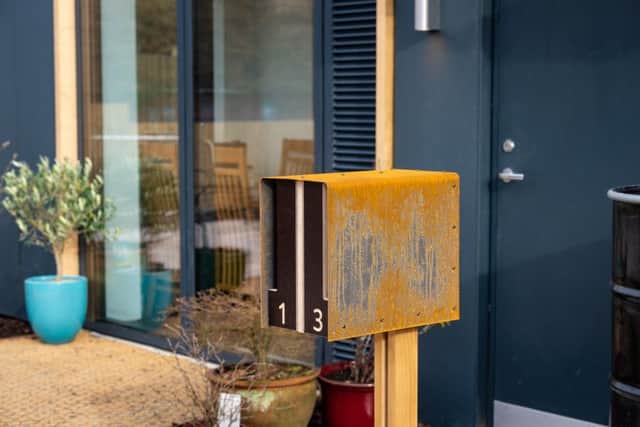 Standalone mail boxes mean letter boxes don't compromise the air-tightness of the house.