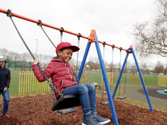Children have to play in separate playgrounds depending on whether their family owns their home in a London development.