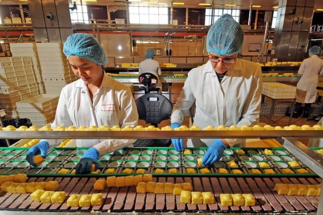 26 March 2019 ......   Premier Foods' Mr Kipling factory in Carlton, Barnsley, producing all their Easter products.  Picture Tony Johnson.