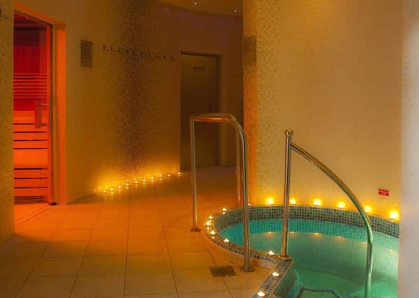 The plunge pool inside Titanic Spa's Heat & Ice Experience.