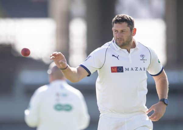 Yorkshire's Tim Bresnan is battling to be fit (Picture: SWPix.com)