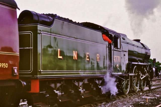 Green Arrow - one of only three steam locos which could "realistically" go back on the main line