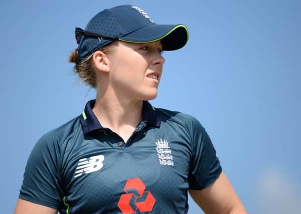 Heather Knight of England (Picture: Nathan Stirk/Getty Images)