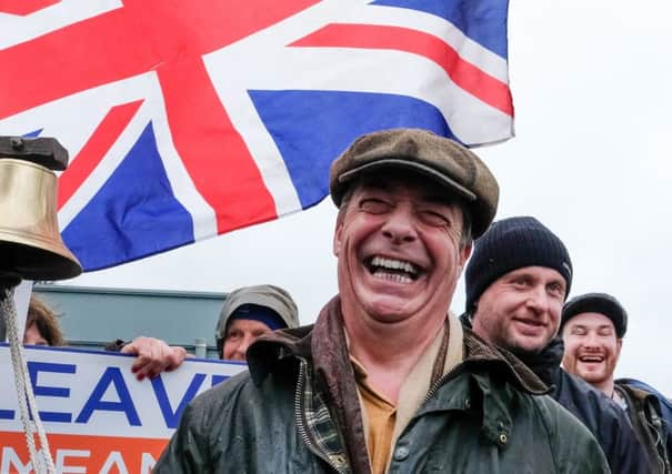 Nigel Farage was a talisman of the Leave Campaign. (Getty Images).
