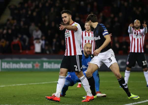 SUNNY OUTLOOK:  Sheffield United defender George Baldock and his team-mates spent enjoyed some warm weather training in Spain, but are back in league action today against Bristol City