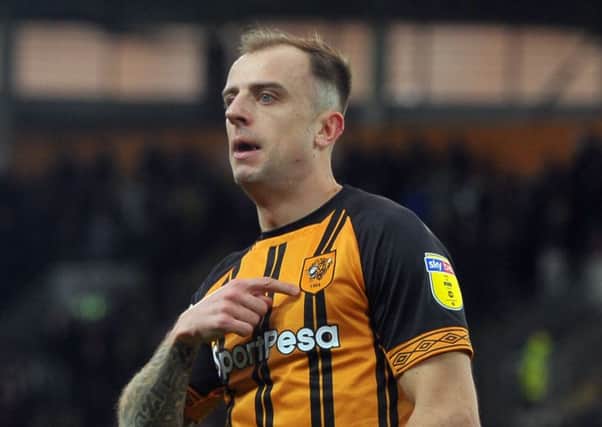 Hull's Kamil Grosicki: In at the double.