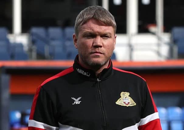 Doncaster Rovers manager Grant McCann: Satisfied.