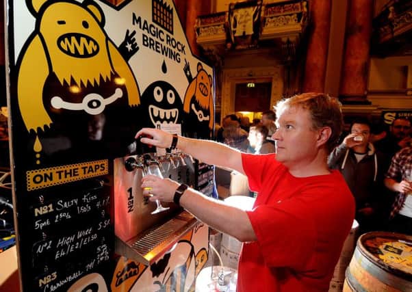 The Magic Rock stand at the Leeds International Beer Festival held at Leeds Town Hall. Pic: James Hardisty.