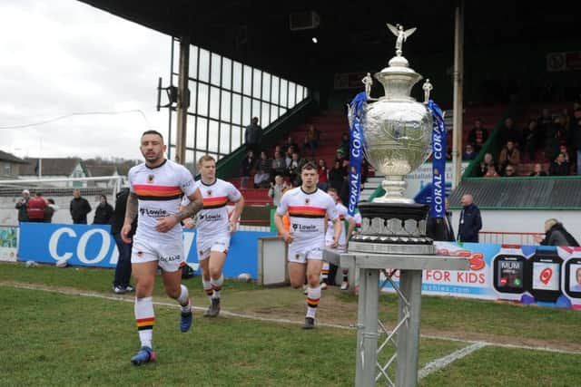 Five-time Challenge Cup winners Bradford run past the trophy