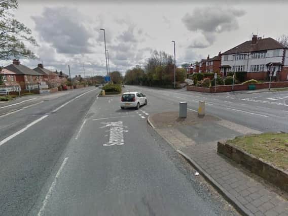 Stanningley Bypass at its junction with Armley Grange Drive
Image: Google