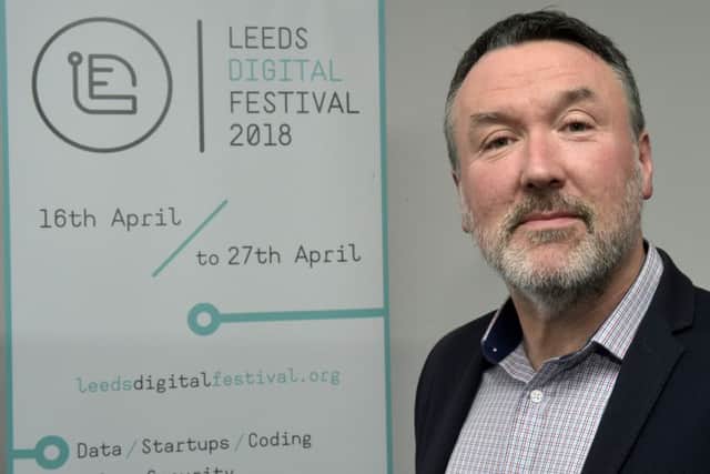 Leeds Digital Festival director Stuart Clarke      mon 23rd oct 2017