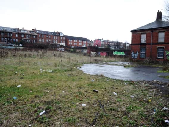 The former Royal Park School plot in Hyde Park, Leeds. Picture: Jonathan Gawthorpe.