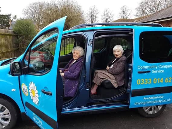Driving Miss Daisy provides specialised transport and companionship services for elderly and disabled people