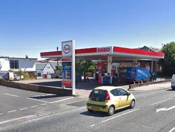 Esso petrol station at Skipton Road, Harrogate