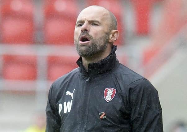 Rotherham United manager Paul Warne: No need to panic.