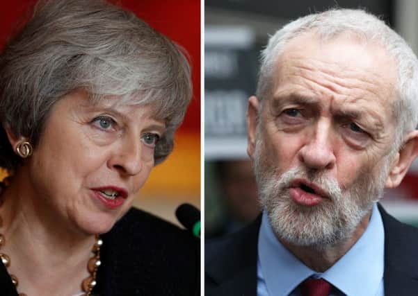 Prime Minister Theresa May and Labour leader Jeremy Corbyn. PIC: PA/PA Wire