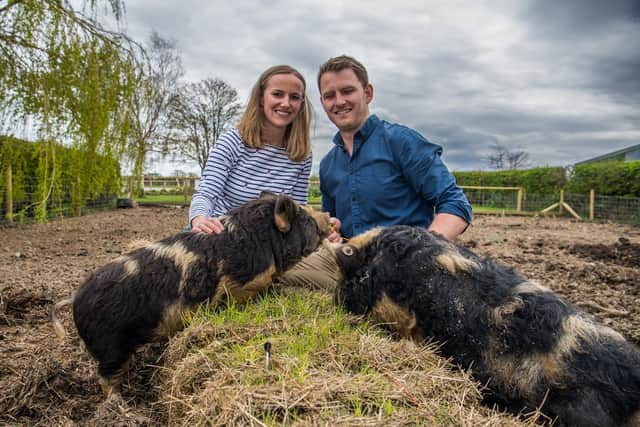 Emma and Ben Mosey have travelled the world but have settled in North Yorkshire, returning to Ben's roots. Picture by James Hardisty.