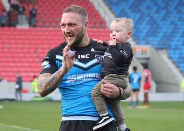 Hat-trick scorer Josh Griffin helped Hull FC to victory over Salford Red Devils (Picture: Hull FC).