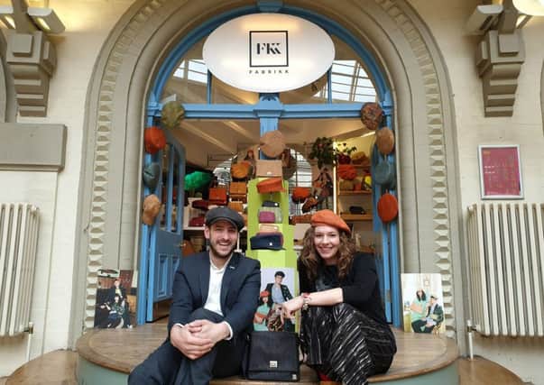 Adam Warner, centre manager for Corn Exchange in Leeds and Kate Pearson founder of Fabrikk, which has just opened up in the Corn Exchange.