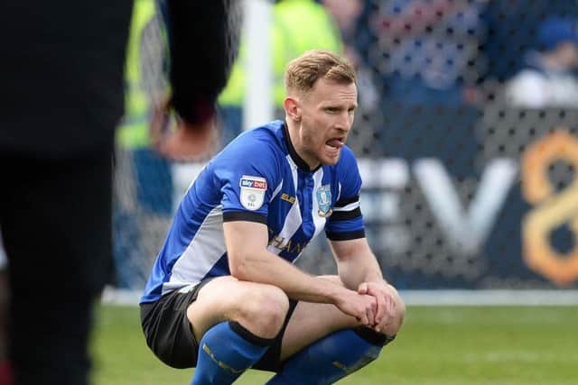 Sheffield Wednesday captain Tom Lees: Frustrated after defeat to Aston Villa.