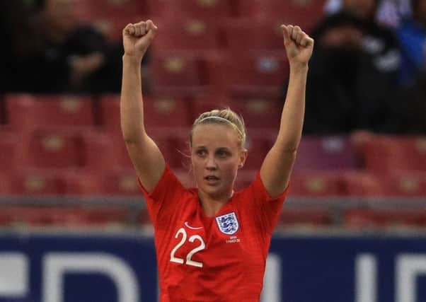 England's Beth Mead: Happy with progress. Picture: Getty Images