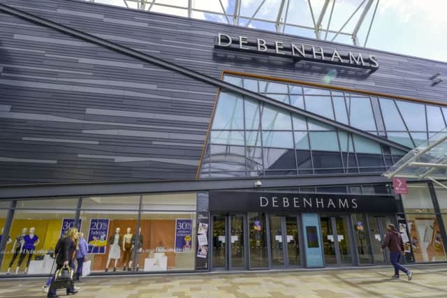 Debenhams' Trinity Walk store on the day it was announced that the retailer had been taken over by its lenders. Picture Scott Merrylees
