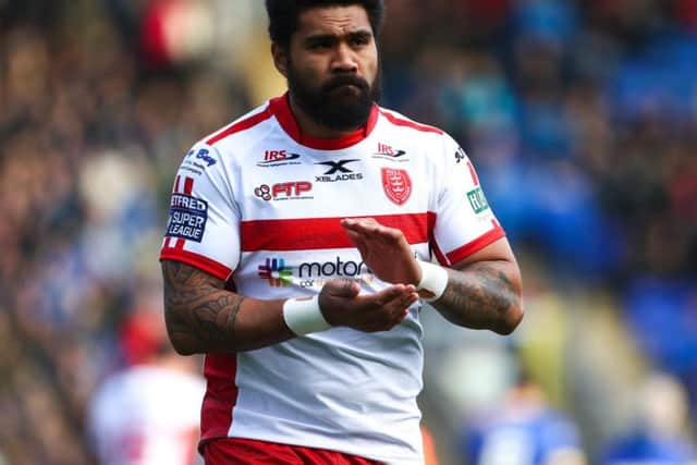 Hull KR's Mose Masoe who is out injured against Leigh tomorrow. (SWPix)