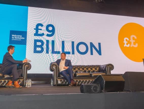 Welcome to Yorkshire could become more transparent about its spending. Pictured is commercial director Peter Dodd (right) at the agency's 10th anniversary conference in Leeds last week. Picture: James Hardisty