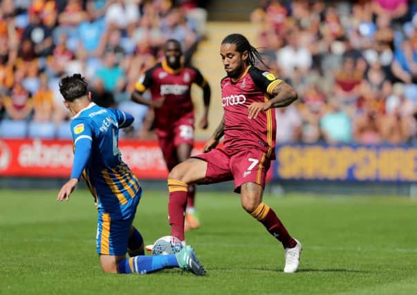 POSITIVE THINKING: Bradford City's Sean Scannell. Picture: Richard Sellers/PA.