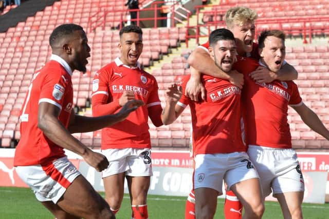 POSITIVE THINKING: Barnsley's players has taken it upon themselves to discuss how they can bounce back from defeat at Burton. Picture: Bruce Rollinson