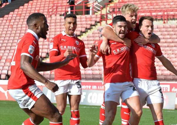 POSITIVE THINKING: Barnsley's players has taken it upon themselves to discuss how they can bounce back from defeat at Burton. Picture: Bruce Rollinson