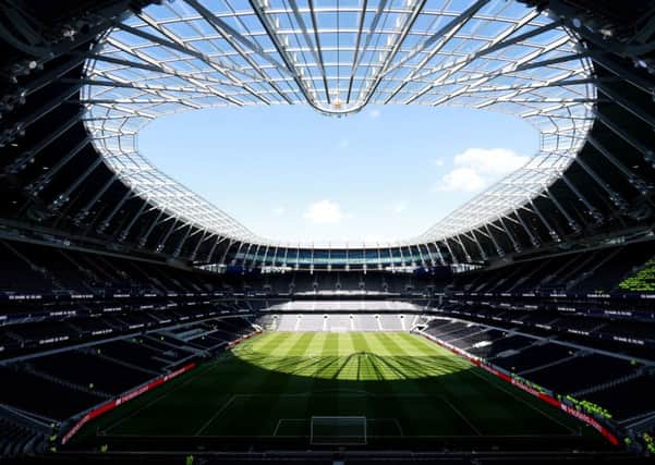 GRAND STAND VIEW: A general view of the new Tottenham Hotspur Stadium. Picture: Ian Walton/PA.