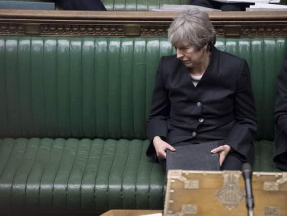 Prime Minister Theresa May giving a statement in the House of Commons. Credit: UK Parliament/Jessica Taylor /PA Wire