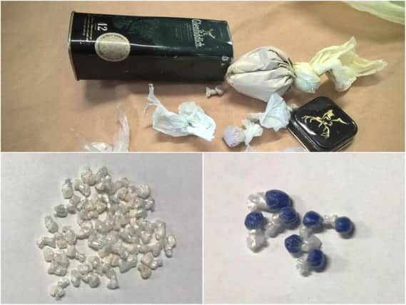 Humberside Police have seized 11,000 worth of drugs in just two days in Bridlington and North Hull.