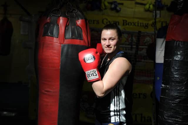 Boxer Jodie Wilkinson at Tigers Gym in Leeds. (Picture: Tony Johnson)