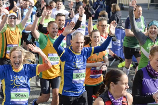 Sheffield Half Marathon runners. Picture: Dean Atkins.