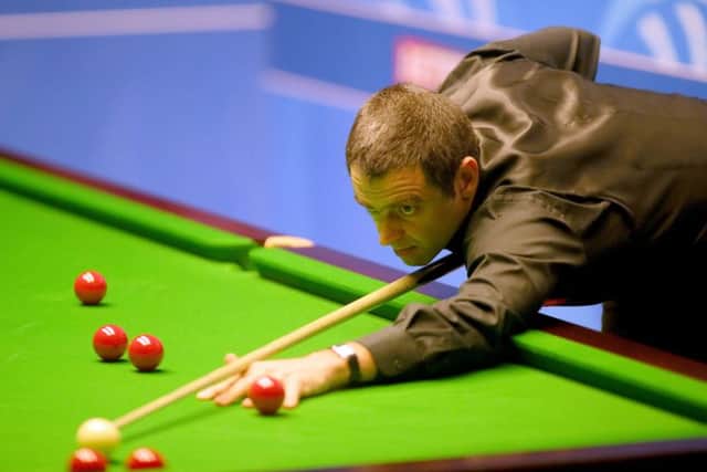 Ronnie O'Sullivan during day two of the 2018 Betfred World Championship at The Crucible, Sheffield. (Picture: PA)