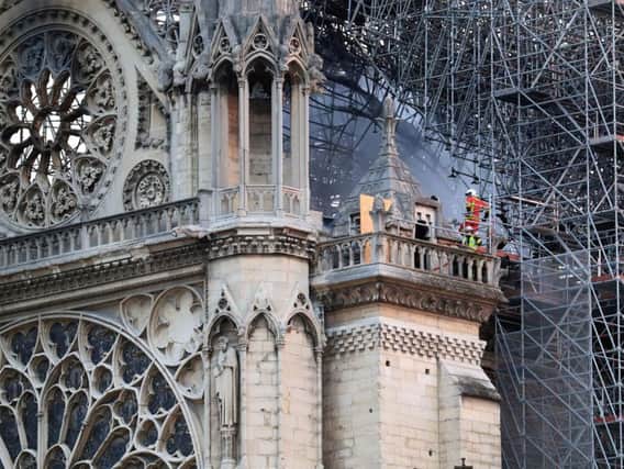 The Notre Dame Cathedral in Paris following a fire which destroyed much of the building on Monday evening (Gareth Fuller / PA Fire).