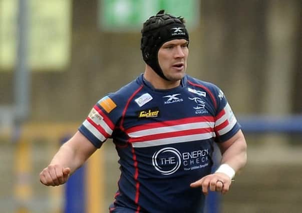 Doncaster Knights' Ryan Burrows. (Picture: Tony Johnson)