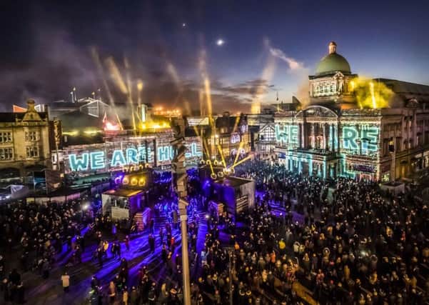 How Hull marked the start of its year as the UK's City of Culture.