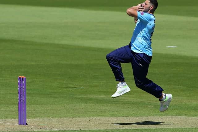 Yorkshire's Tim Bresnan is set to make his first appearance of the season. Picture: Mark Kerton/PA