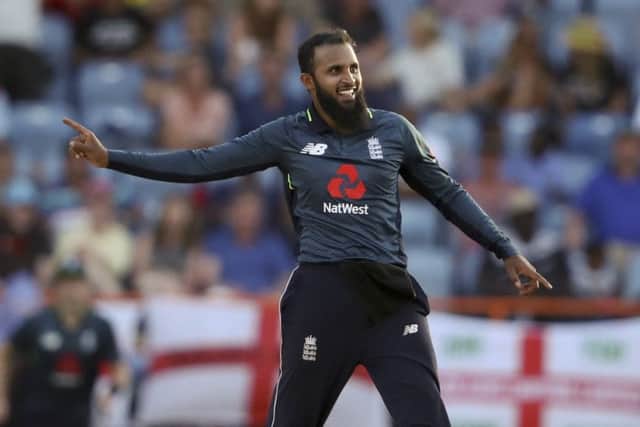 Yorkshire's Adil Rashid will be an important part of England's World Cup challenge on home soil Picture: AP/Ricardo Mazalan