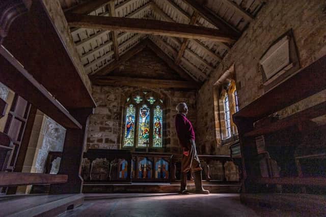 John Inch, St Mary's Church Warden inside the church. Picture: James Hardisty