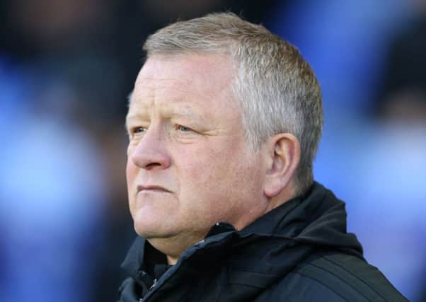 Chris Wilder: Refuses to be distracted.