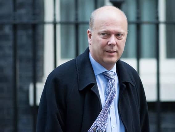 Transport Secretary Chris Grayling