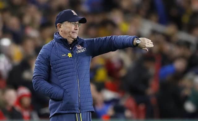 Middlesbrough manager Tony Pulis saw his side go down to defeat at Nottingham Forest (Picture: Martin Rickett/PA Wire).