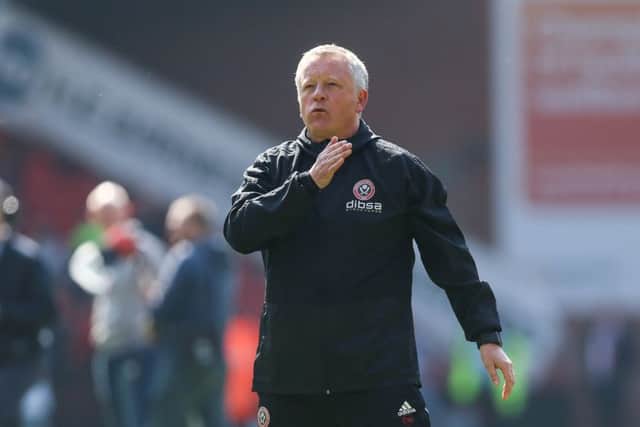 MAN FOR THE JOB: Sheffield United manager, Chris Wilder. Picture: James Wilson/Sportimage