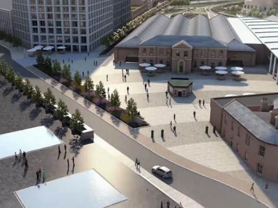 Officials say the York Central scheme will bring more than 6,000 jobs to the area. Pic is artist's impression.